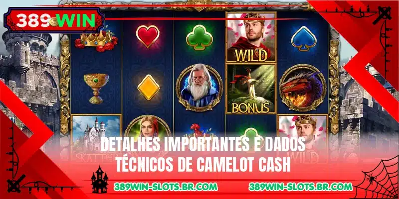 Detalhes importantes e dados técnicos de Camelot Cash