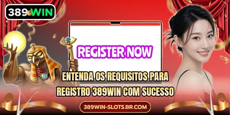 Entenda os requisitos para registro 389WIN com sucesso