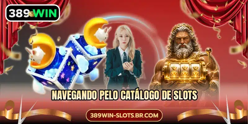 Navegando pelo catálogo de slots
